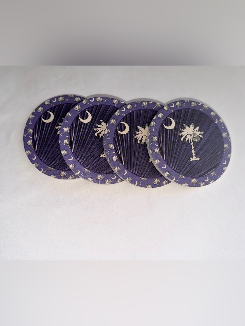 Thirstystone South Carolina Palmetto & Moon Absorbent Coasters (Set of 4)